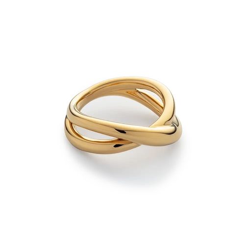 PAUL HEWITT - RING - WAVES - TWISTED - gold